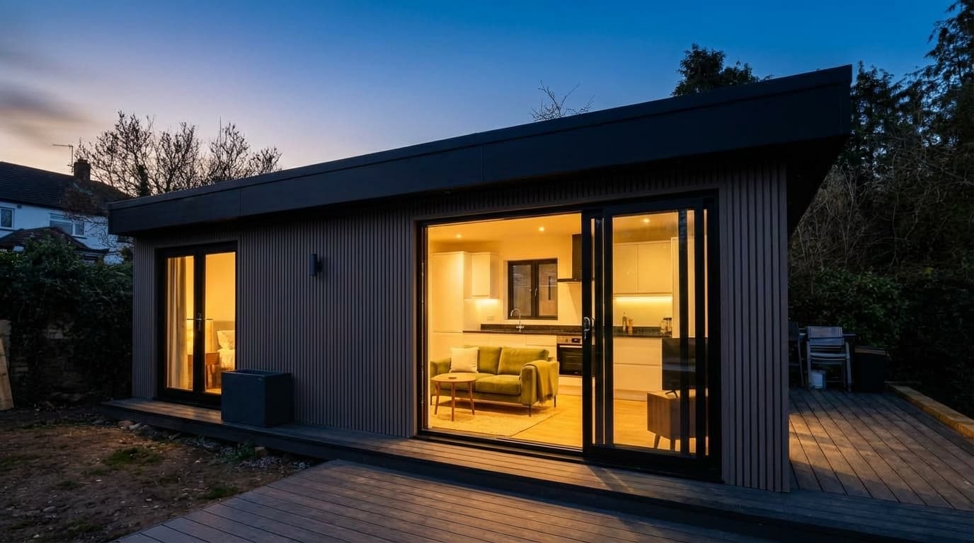 One bedroom granny annexe exterior